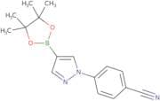 4-(4-(4,4,5,5-Tetramethyl-1,3,2-dioxaborolan-2-yl)-1H-pyrazol-1-yl)benzonitrile