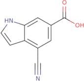 4-Cyano-1H-indole-6-carboxylic acid