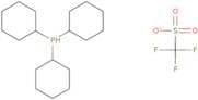 Tricyclohexylphosphane trifluoromethanesulfonic acid