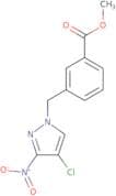 3-(4-Chloro-3-nitro-pyrazol-1-ylmethyl)-benzoic acid methyl ester