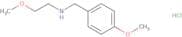(4-Methoxybenzyl)(2-methoxyethyl)amine hydrochloride