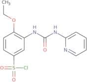 4-Ethoxy-3-(3-pyridin-2-yl-ureido)-benzenesulfonyl chloride