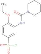 4-Ethoxy-3-(piperidine-1-carboxamido)benzene-1-sulfonyl chloride
