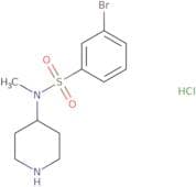 3-Bromo-N-methyl-N-piperidin-4-yl-benzenesulfonamide hydrochloride