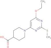 1-(6-Ethoxy-2-methylsulfanyl-pyrimidin-4-yl)-piperidine-4-carboxylic acid