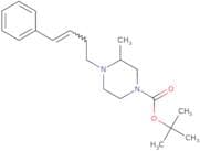3-Methyl-4-((E)-4-phenyl-but-3-enyl)-piperazine-1-carboxylic acid tert-butyl ester