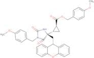 Cyclopropanecarboxylic acid, 2-[(4R)-1-[(4-methoxyphenyl)methyl]-2,5-dioxo-4-(9H-xanthen-9-ylmethy…