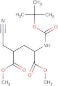 (4R)-N-(tert-Butyloxycarbonyl)-4-(cyanomethyl)-L-glutamic acid 1,5-dimethyl ester