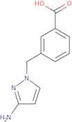 3-[(3-Amino-1H-pyrazol-1-yl)methyl]benzoic acid