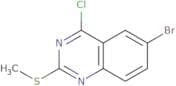 6-bromo-4-chloro-2-(methylsulfanyl)quinazoline