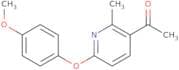 1-[6-(4-Methoxyphenoxy)-2-methylpyridin-3-yl]ethan-1-one