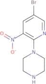 1-(5-Bromo-3-nitropyridin-2-yl)piperazine
