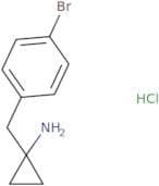 1-[(4-Bromophenyl)methyl]cyclopropan-1-amine hydrochloride