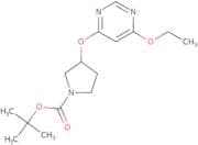 (S)-3-(6-Ethoxy-pyrimidin-4-yloxy)-pyrrolidine-1-carboxylic acid tert-butyl ester