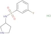 3-Fluoro-N-(S)-pyrrolidin-3-yl-benzenesulfonamide hydrochloride