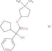 (R)-3-((S)-2-Cyclopentyl-2-hydroxy-2-phenylacetoxy)-1,1-dimethylpyrrolidin-1-ium bromide