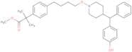 Methyl 2-(4-(4-((4-((4-hydroxyphenyl)(phenyl)methyl)piperidin-1-yl)oxy)butyl)phenyl)-2-methylpropa…