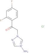 4-Amino-1-[2-(2,4-difluorophenyl)-2-oxoethyl]-4H-1,2,4-triazolium chloride