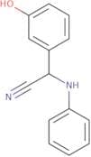(3-Hydroxyphenyl)(phenylamino)acetonitrile