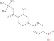 6-{4-[(Tert-Butoxy)carbonyl]-3-methylpiperazin-1-yl}pyridine-3-carboxylic acid