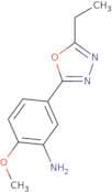 5-(5-Ethyl-[1,3,4]oxadiazol-2-yl)-2-methoxy-phenylamine