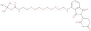 tert-Butyl (2-(2-(2-(2-((2-(2,6-dioxopiperidin-3-yl)-1,3-dioxoisoindolin-4-yl)amino)ethoxy)ethoxy)…