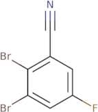 2,3-Dibromo-5-fluorobenzonitrile
