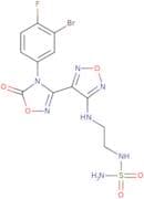N-[2-[[4-[4-(3-Bromo-4-fluorophenyl)-4,5-dihydro-5-oxo-1,2,4-oxadiazol-3-yl]-1,2,5-oxadiazol-3-yl]…
