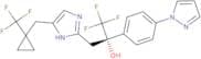 (alphaS)-α-[4-(1H-Pyrazol-1-yl)phenyl]-α-(trifluoromethyl)-5-[[1-(trifluoromethyl)cyclopropyl]meth…
