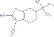 2-Amino-6-tert-butyl-4,5,6,7-tetrahydro-1-benzothiophene-3-carbonitrile