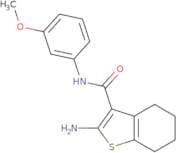 2-Amino-N-(3-methoxyphenyl)-4,5,6,7-tetrahydro-1-benzothiophene-3-carboxamide