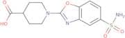 1-[5-(Aminosulfonyl)-1,3-benzoxazol-2-yl]piperidine-4-carboxylic acid