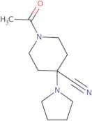 1-Acetyl-4-pyrrolidin-1-ylpiperidine-4-carbonitrile