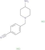 4-[(4-Aminopiperidin-1-yl)methyl]benzonitrile dihydrochloride
