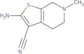 2-Amino-6-methyl-4,5,6,7-tetrahydrothieno[2,3-c]pyridine-3-carbonitrile