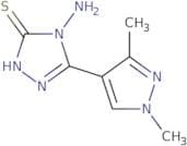 4-Amino-5-(1,3-dimethyl-1H-pyrazol-4-yl)-4H-1,2,4-triazole-3-thiol