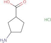 3-Aminocyclopentanecarboxylic acid hydrochloride