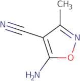 5-Amino-3-methyl-4-isoxazolecarbonitrile