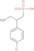 3-Amino-2-(4-chlorophenyl)propane-1-sulfonic acid