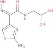 (Z)-2-(2-Aminothiazol-4-yl)-N-(2,2-dihydroxyethyl)-2-(hydroxyimino)acetamide