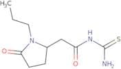 N-(Aminothioxomethyl)-5-oxo-1-propyl-2-pyrrolidineacetamide