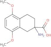 2-Amino-1,2,3,4-tetrahydro-5,8-dimethoxy-2-naphthalenecarboxylic acid