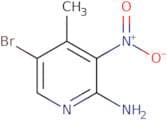 2-Amino-5-bromo-4-methyl-3-nitropyridine