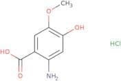 2-amino-4-hydroxy-5-methoxybenzoic acid hydrochloride
