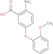 2-amino-5-(2-methoxyphenoxy)benzoic acid