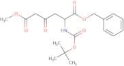(S)-1-benzyl 6-methyl 2-tert-butoxycarbonyl)amino)-4-oxohexanedioate