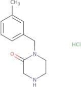 1-(3-Methylbenzyl)-2-piperazinone hydrochloride