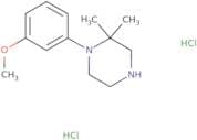 1-(3-Methoxyphenyl)-2,2-dimethylpiperazine dihydrochloride