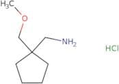 [1-(Methoxymethyl)cyclopentyl]methanamine hydrochloride