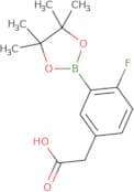[4-Fluoro-3-(4,4,5,5-tetramethyl-1,3,2-dioxaborolan-2-yl)phenyl]acetic acid